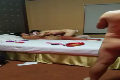 The big brother who was very cunning had a threesome with a beautiful girl in uniform and the whole process was secretly filmed.