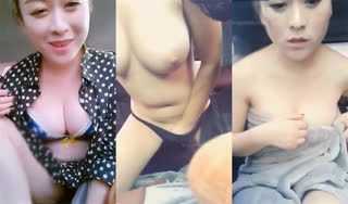 The noble temperament beautiful breast anchor and the driver drove to the wild car shock mouth explosion this breast is really beautiful