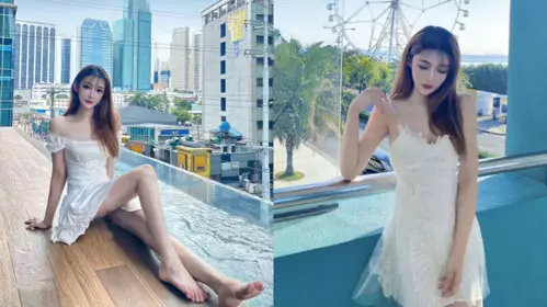 The school beauty from a school in Hangzhou and her boyfriend made passionate sex in 69 position, licking and fingering each other until they squirted!