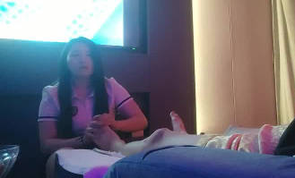 Real hook up with foot washing massage shop technician to open room