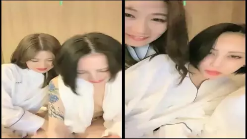 Rare lesbian couple goes to the sea to fuck the girl and grind tofu. The handsome female T wears a prop silicone fake J8 to insert the girlfriend
