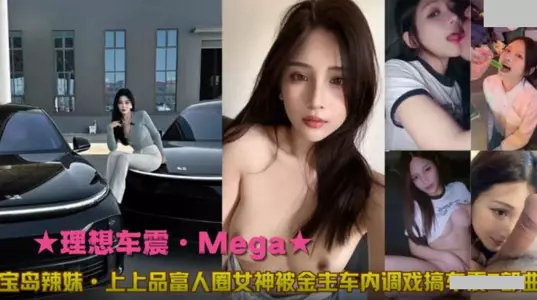 Ideal car sex.Mega.Treasure Island hot girl.Top-quality goddess in the rich circle was teased and had sex in the car by the sponsor