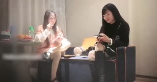 About two 01-year-old loli cute girl threesome help lift legs to watch the sister being fucked in turn