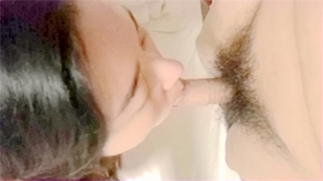A good young woman is thirsty and has an affair with a man in a hotel room. She is fucked from behind and doesn't ejaculate for a long time. She begs for mercy...