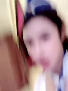 The transvestite in flesh-colored stockings eats a cock, the stewardess wears sexy clothes, and is licked by the uncle's anus very comfortably, and the big cow is shaken from behind, and the expression is very coquettish - Domestic selfie video