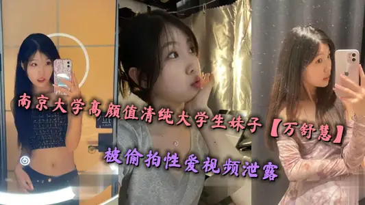 Nanjing University's High Yan Value Pure College Student Sister [Wan Shuhui] Reveals Sex Video