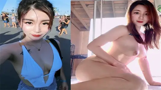 Shanghai international student Li Zhen bathroom passion service, designed for fans deep throat oral sex temptation