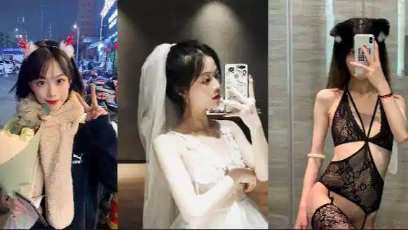 Female College Student of Guangxi University of Arts [Deng Leying] Black Force with Powder to Play SM Video with Boyfriend