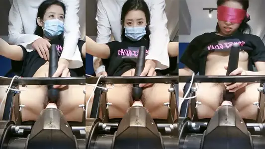 Gun machine big black cow wait on the little sister! Blindfolded masturbation put on open stocking blowjob! Hold up your beautiful buttocks and hold your waist back to the camera ~ fuck, I can't stand it ~