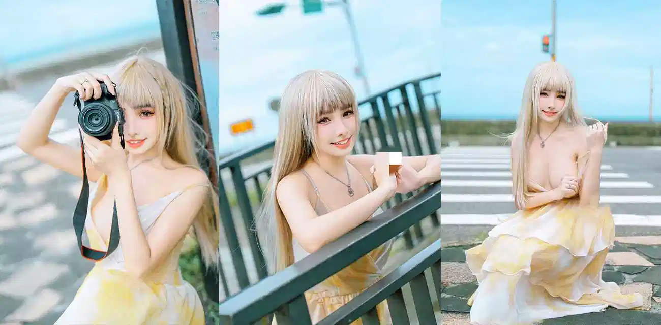 Da Nai Fuli Ji [Mu Mu Mu Momo] COS photo trivia flowed out, and Yan's top-notch stunner was led to the hotel by the photographer for explosive exercises.