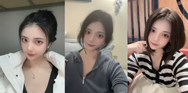 Shake the voice of the best glasses sister [Feng Xinyuan] list a eldest brother welfare exposure, S-shaped figure makes people daydream black silk legs show coquettish