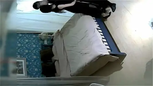 OL Wife Tempts Black Silk High Heel with Lace Tight Skirt Long Hair Beautiful Royal Sister Office Passion Record