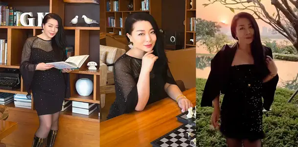 Fast-hand net red [enjoy life's son Rao Jie] gourmet wife mature woman and macho black sex naked dance video out