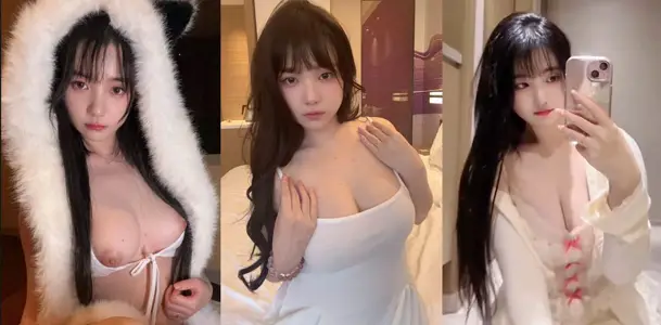 Show people net gourmet model [soft love] private shot out, full double milk grab milk selfie like lascivious stunner