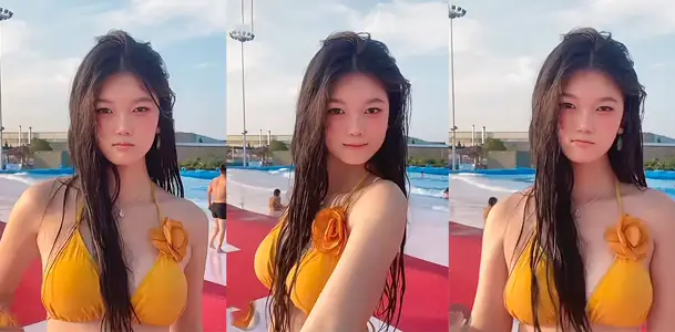 Shake the sound and wipe the edge anchor [who stole my crab roe bag] live change clothes carelessly TV screen reflection dew point of the best milk is really gratifying