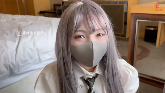 Aura contrast school flower student sister! Pink white tiger small hole training into a bitch, anal plug drop wax to play until the tide blows!