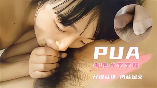 PUA cheat gun university junior, open file stockings pork silk foot